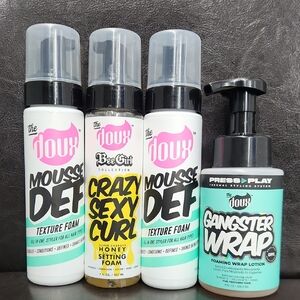 The Doux Hair Styling Foam and Mousse Bundle